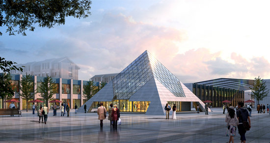 天门金字塔网架